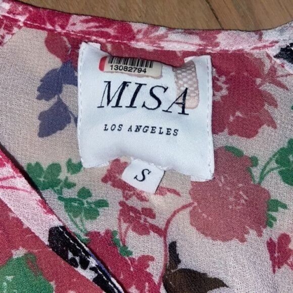 MISA Katarina Dress in Peony Floral Ditsy - Picture 4 of 5